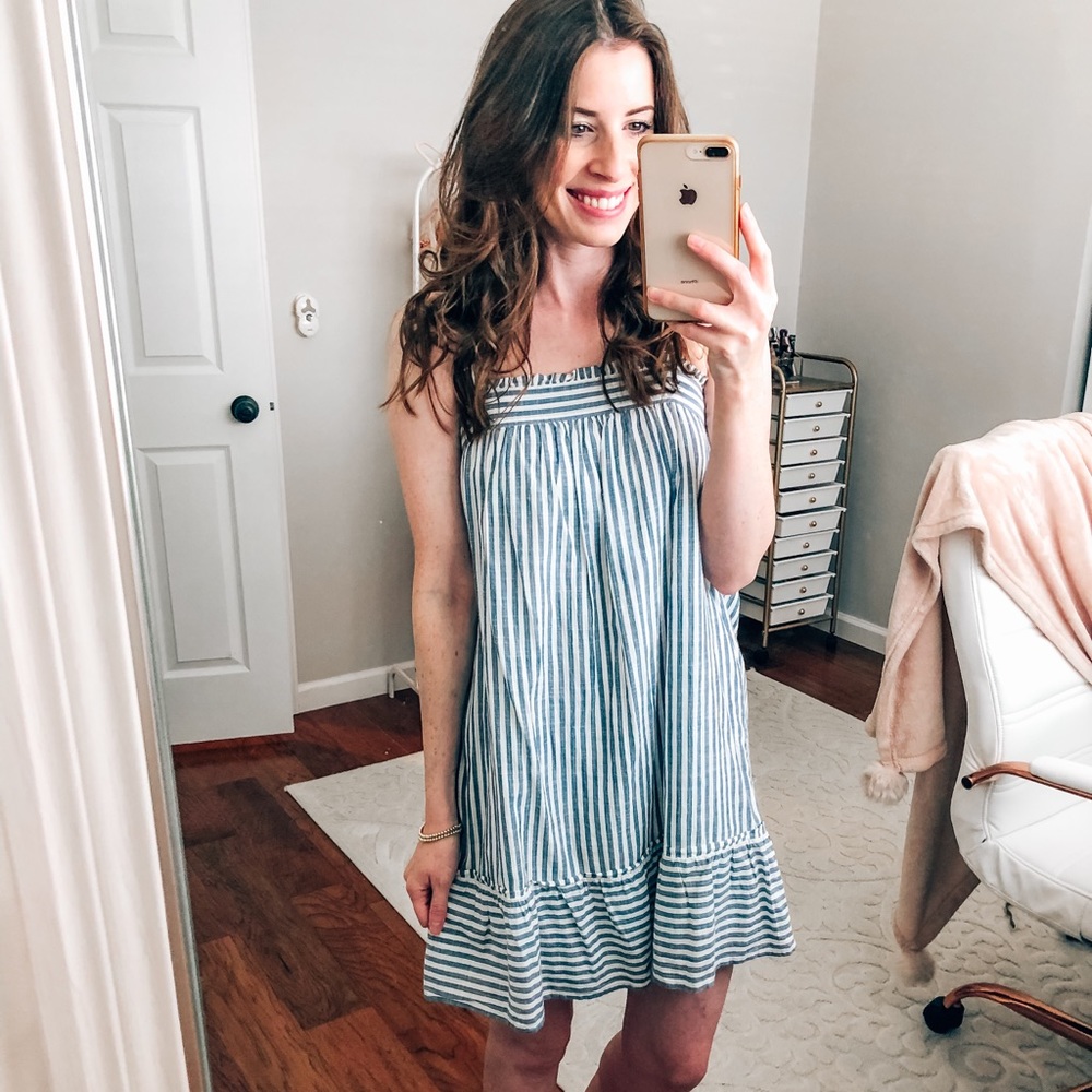 Pinstripe Dress